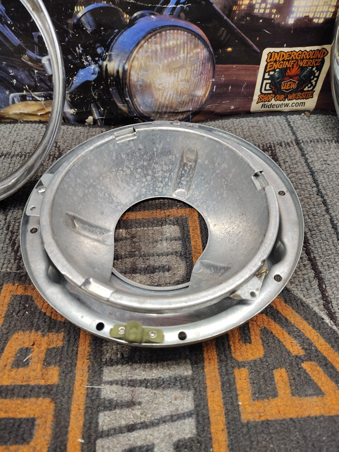 Harley Davidson 02-Later Touring OEM 7” Headlight Mounting Bucket Assembly
