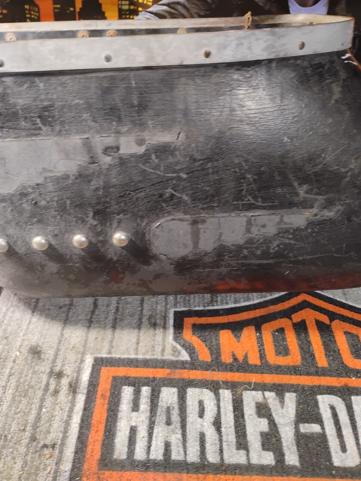 Genuine Harley 1957-1962 Big Twin Duo-Glide OEM  Left Bubble Bag 90851-54Type1 