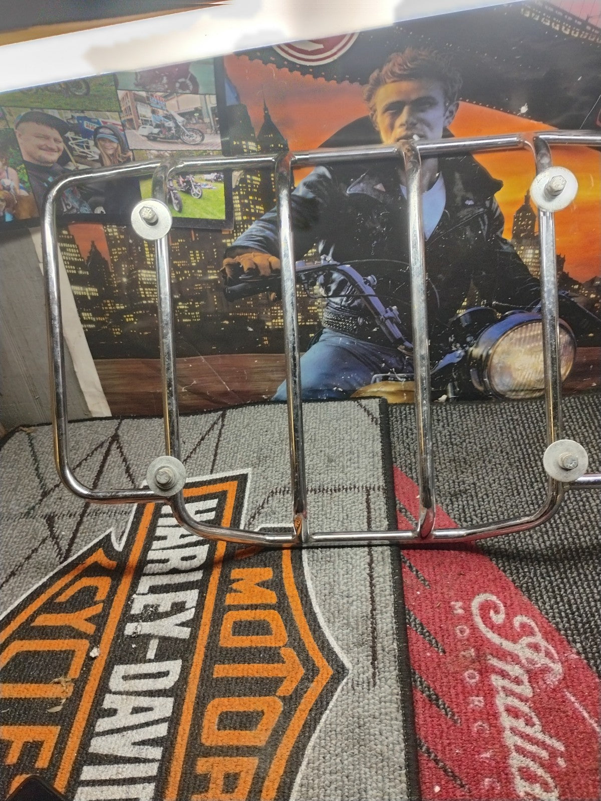 Harley-Davidson 08 & Later Touring Tour Pak Chrome Luggage Rack  53665-87