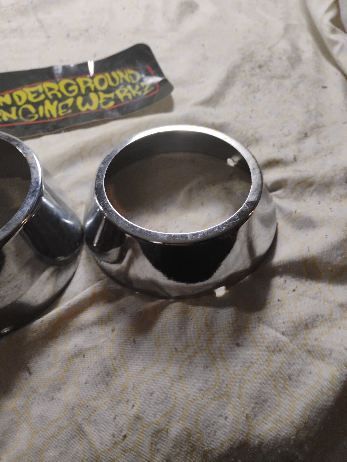 1974-80 Harley Sportster Chrome Speedometer Covers  2463     