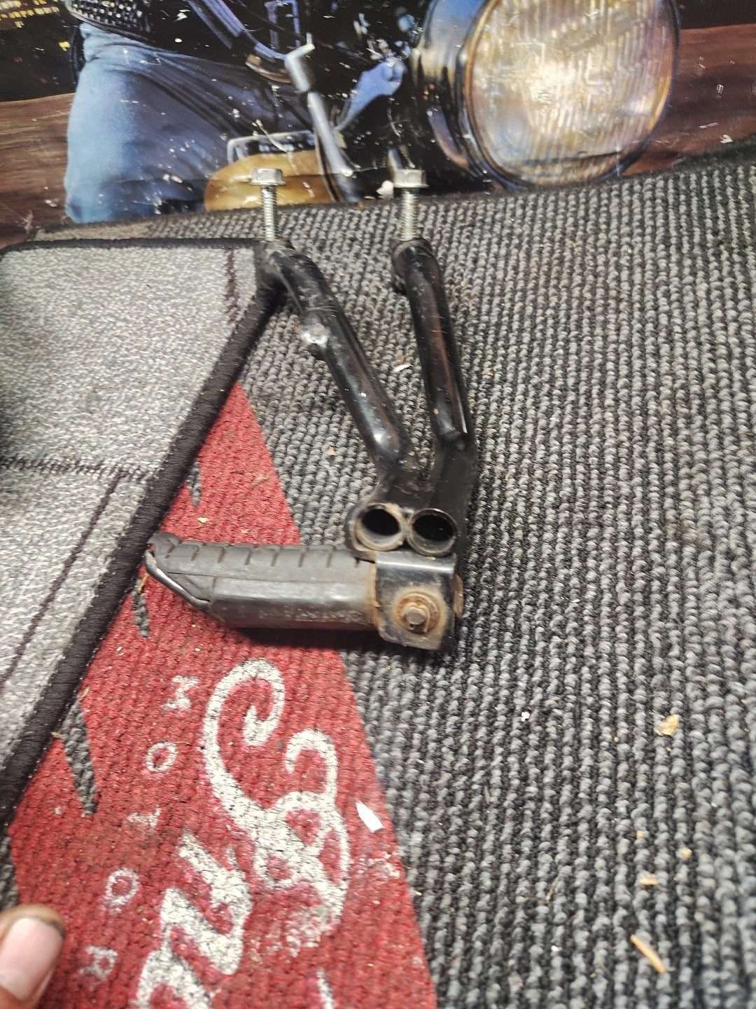 1991 Honda CBR600 F2 CBR 600 CBR600F2 600F2 Rear Passenger Foot Peg Mount Mybe