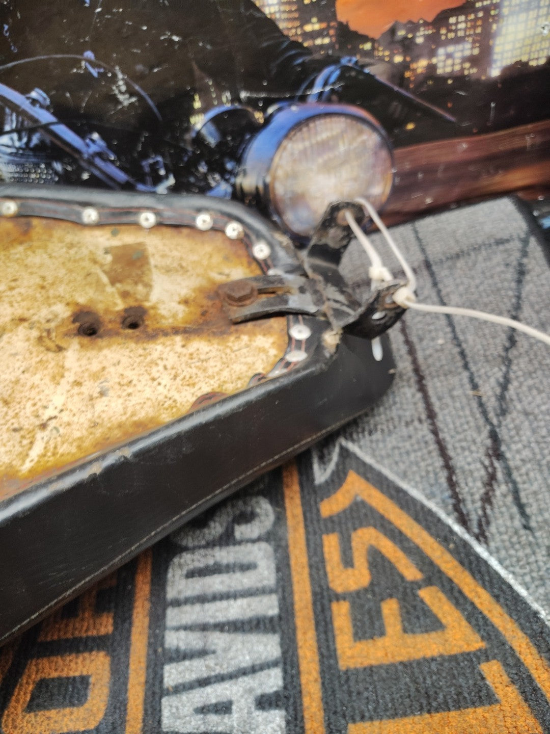 CG Chopper Solo Seat Harley Knucklehead Flathead Panhead Shovelhead Sportster