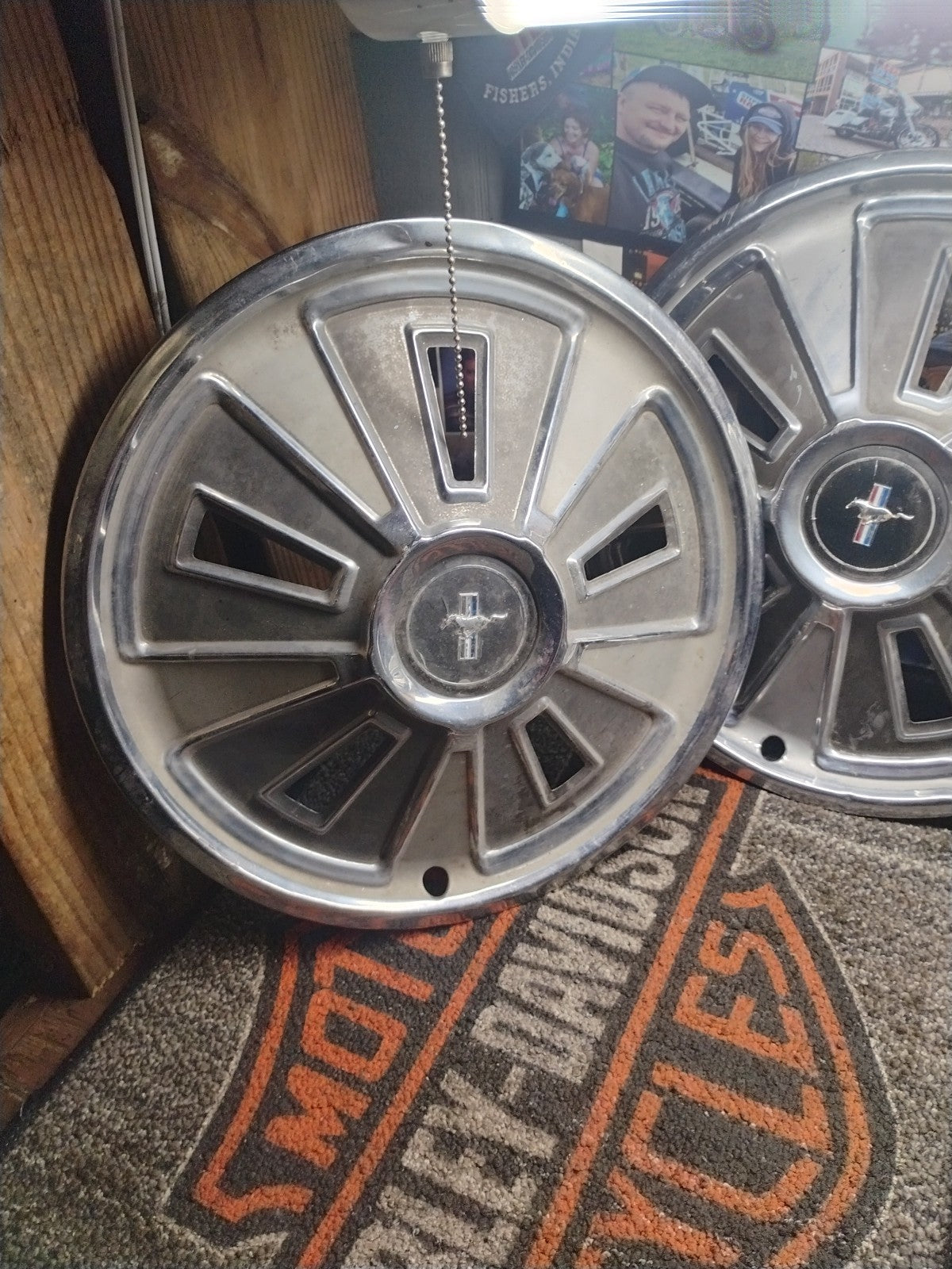 Set (4) OEM 1966 14" Ford Mustang Stainless Wheel Covers Hubcaps & Rat Rod  997