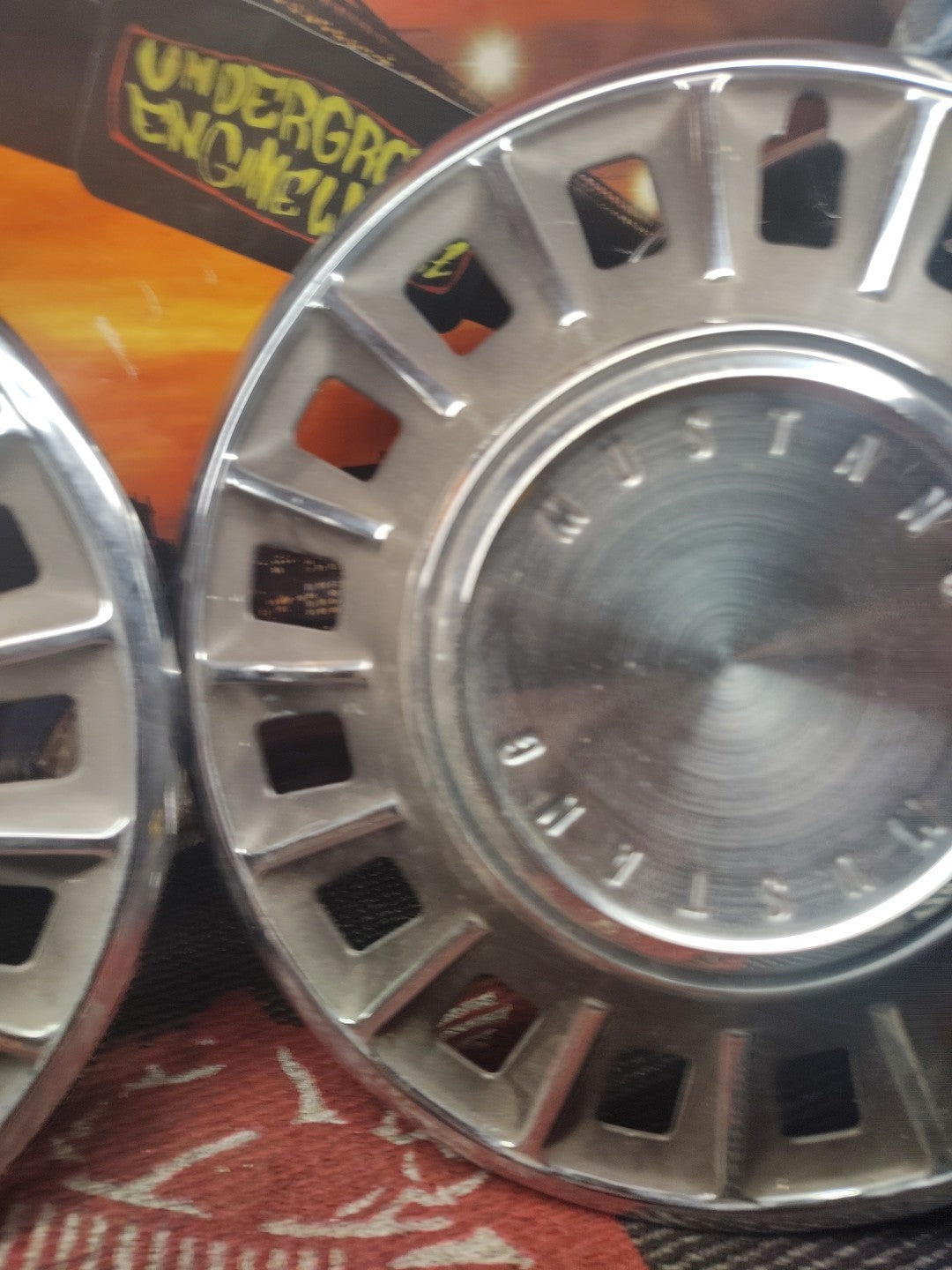 1968 Ford Mustang Hubcaps Wheel Covers SET OF 3