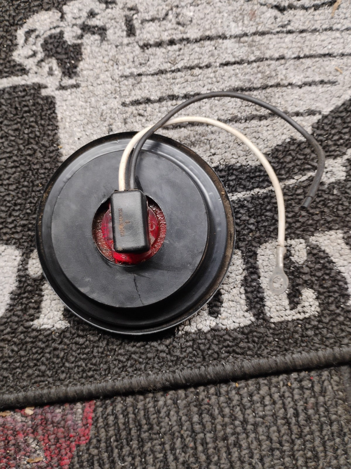 Fortpro 2-1/2" Red Round Clearance/Marker Led Light with 4 LEDs and Red Lens | F