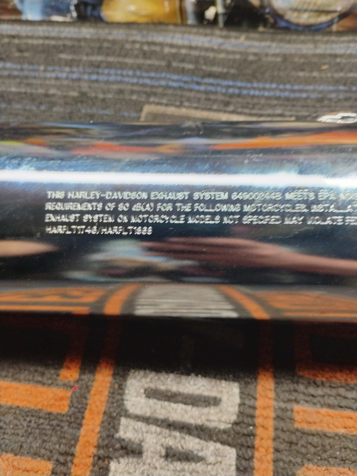 17-24 Harley Tri Glide FLHTCUTG Exhaust Stock Muffler Blunt Tip OEM 64900244B