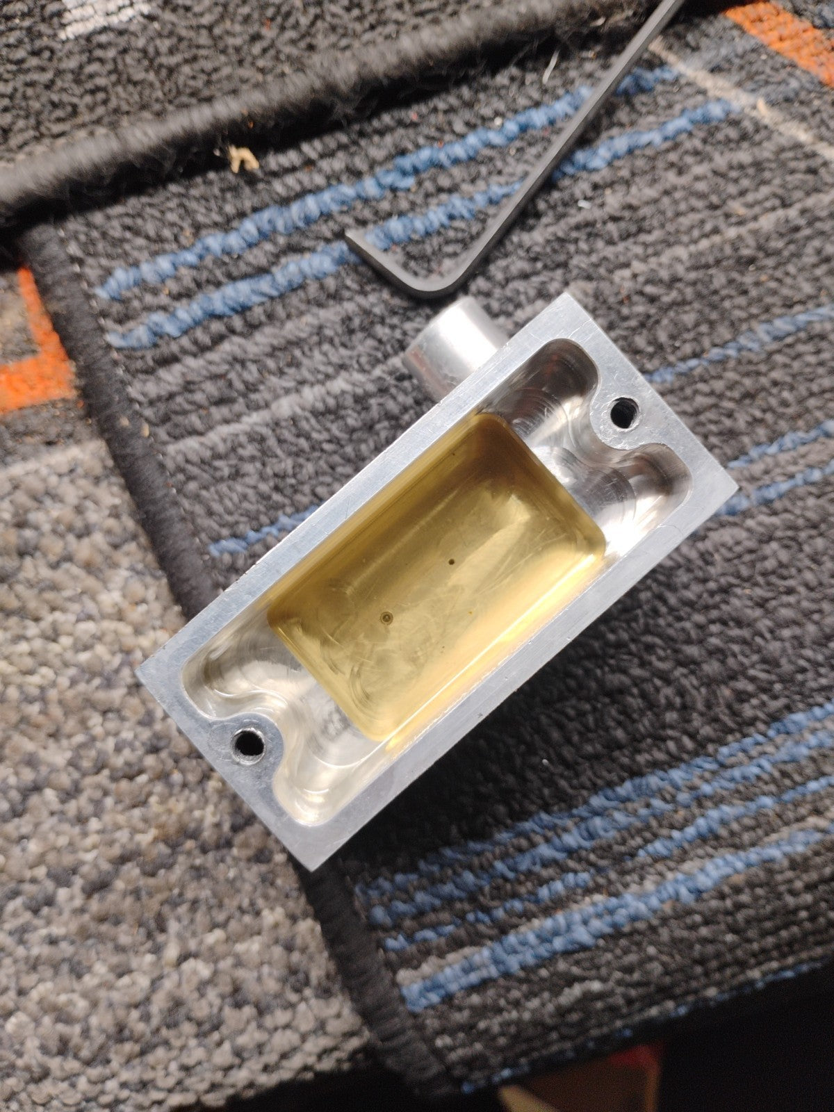 Custom Harley-Davidson Front Brake Master Cylinder Billet Aluminum Untested
