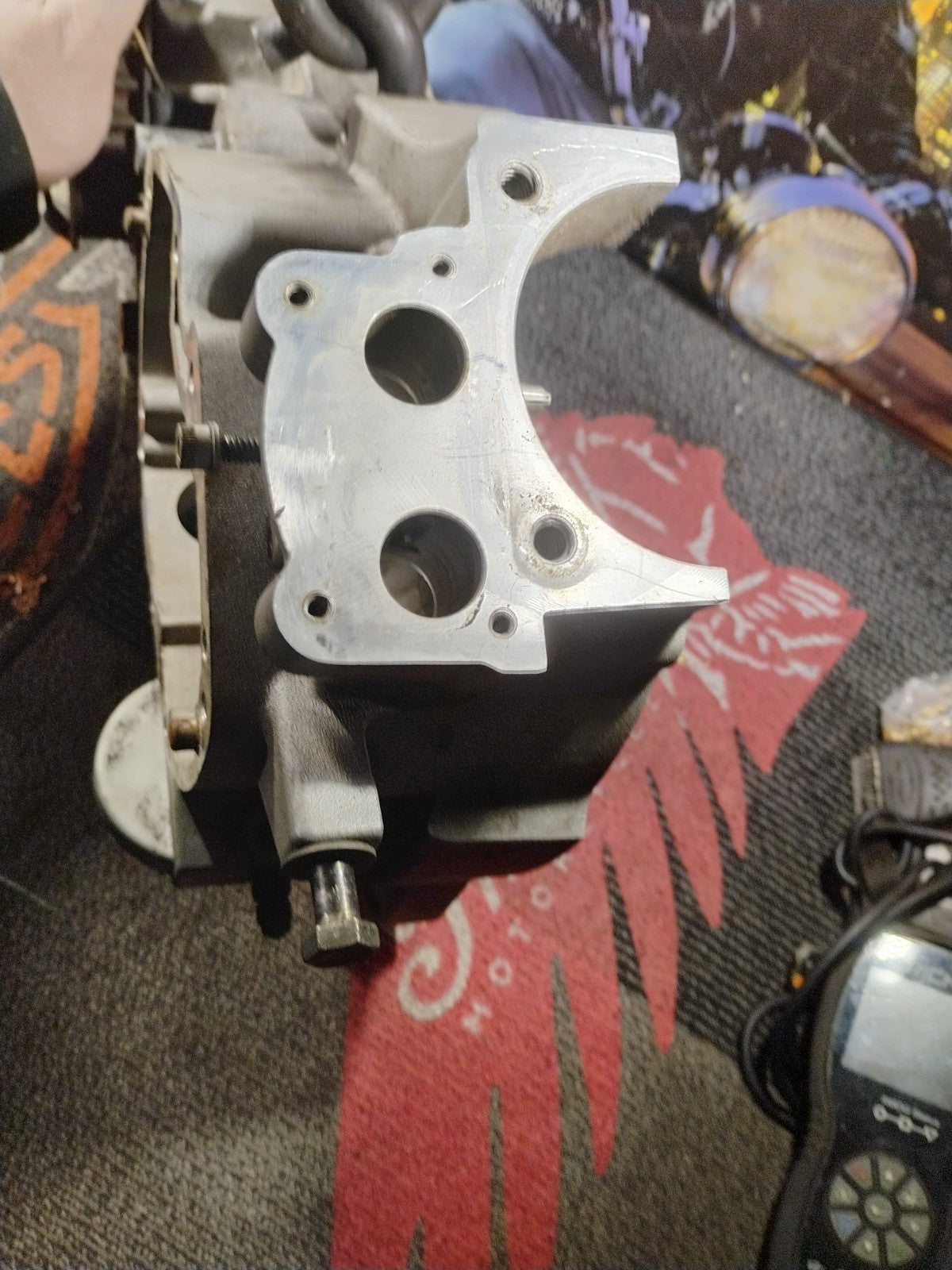 BUELL BLAST 500 01-09 Engine Right Side Crank Cases With 5th Gear