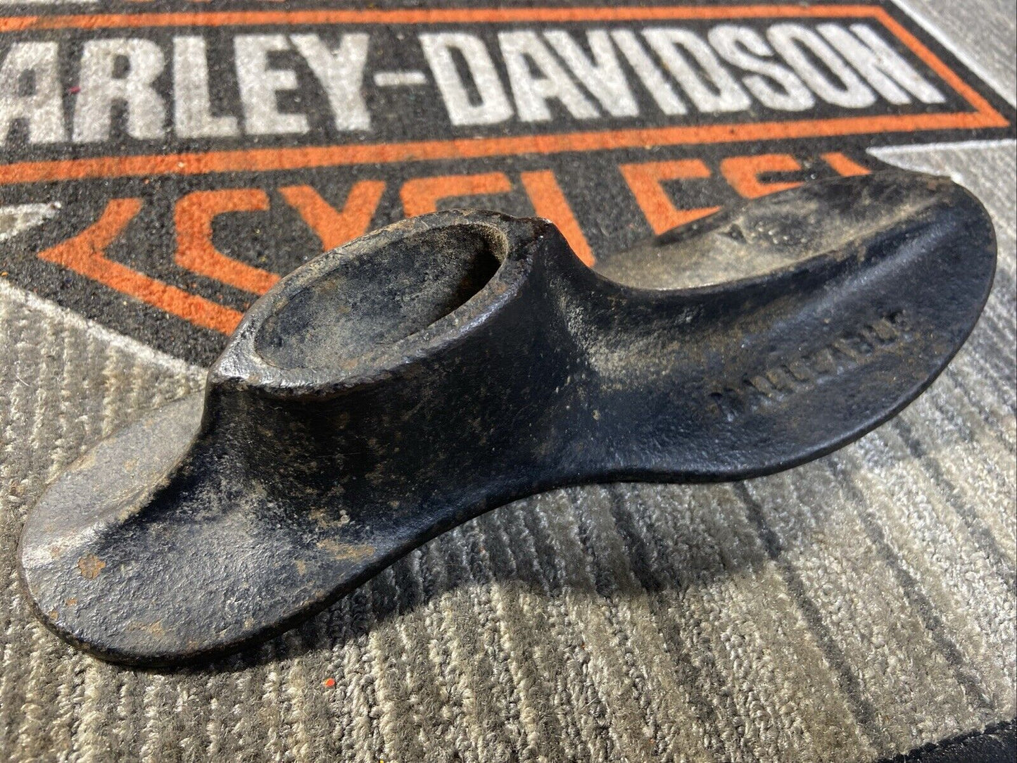 Vintage Antique Cast Iron Metal Malleable Shoe Cobbler Mold A