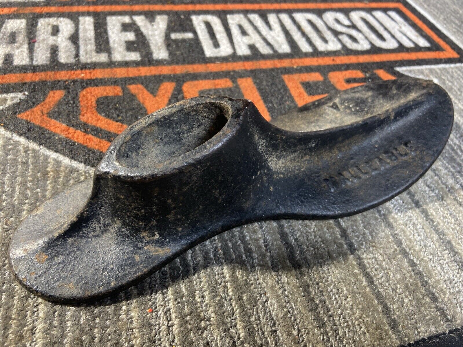 Vintage Antique Cast Iron Metal Malleable Shoe Cobbler Mold A