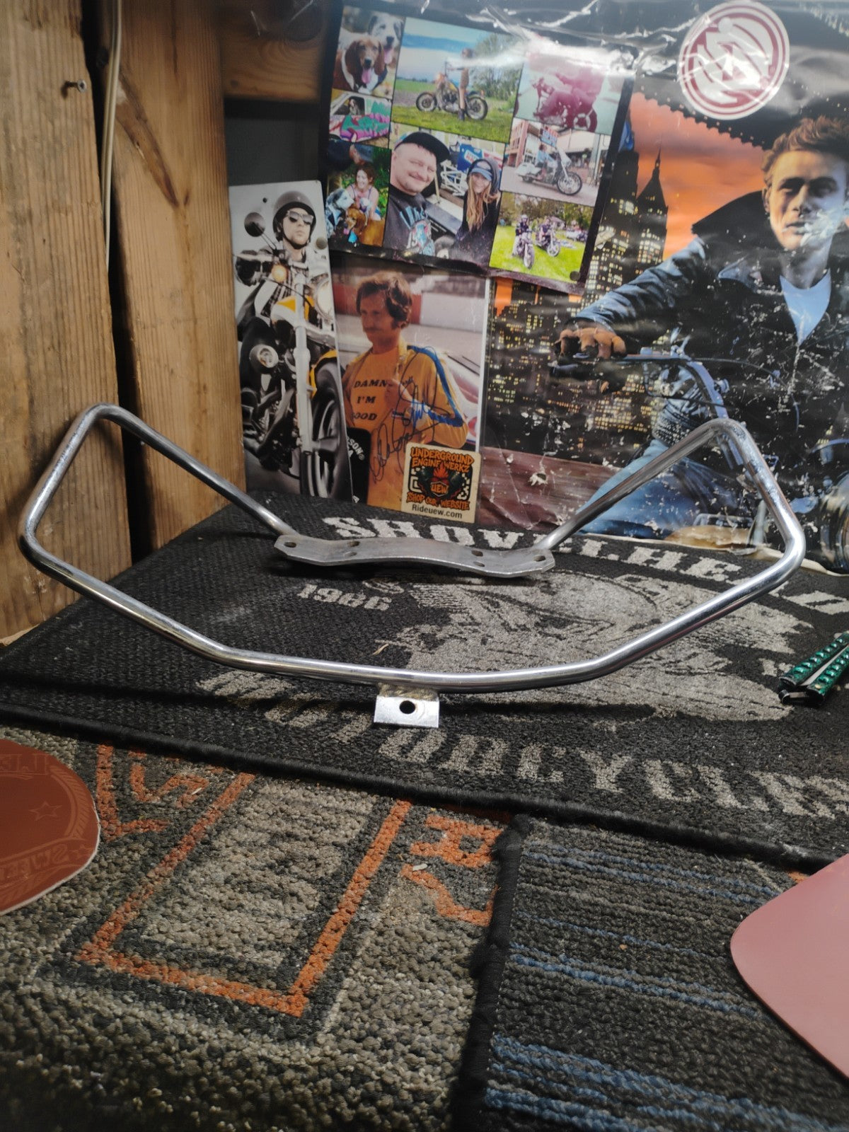 PASSENGER GRAB BAR RAIL HARLEY TOURING CLASSIC ULTRA ROAD KING GLIDE 