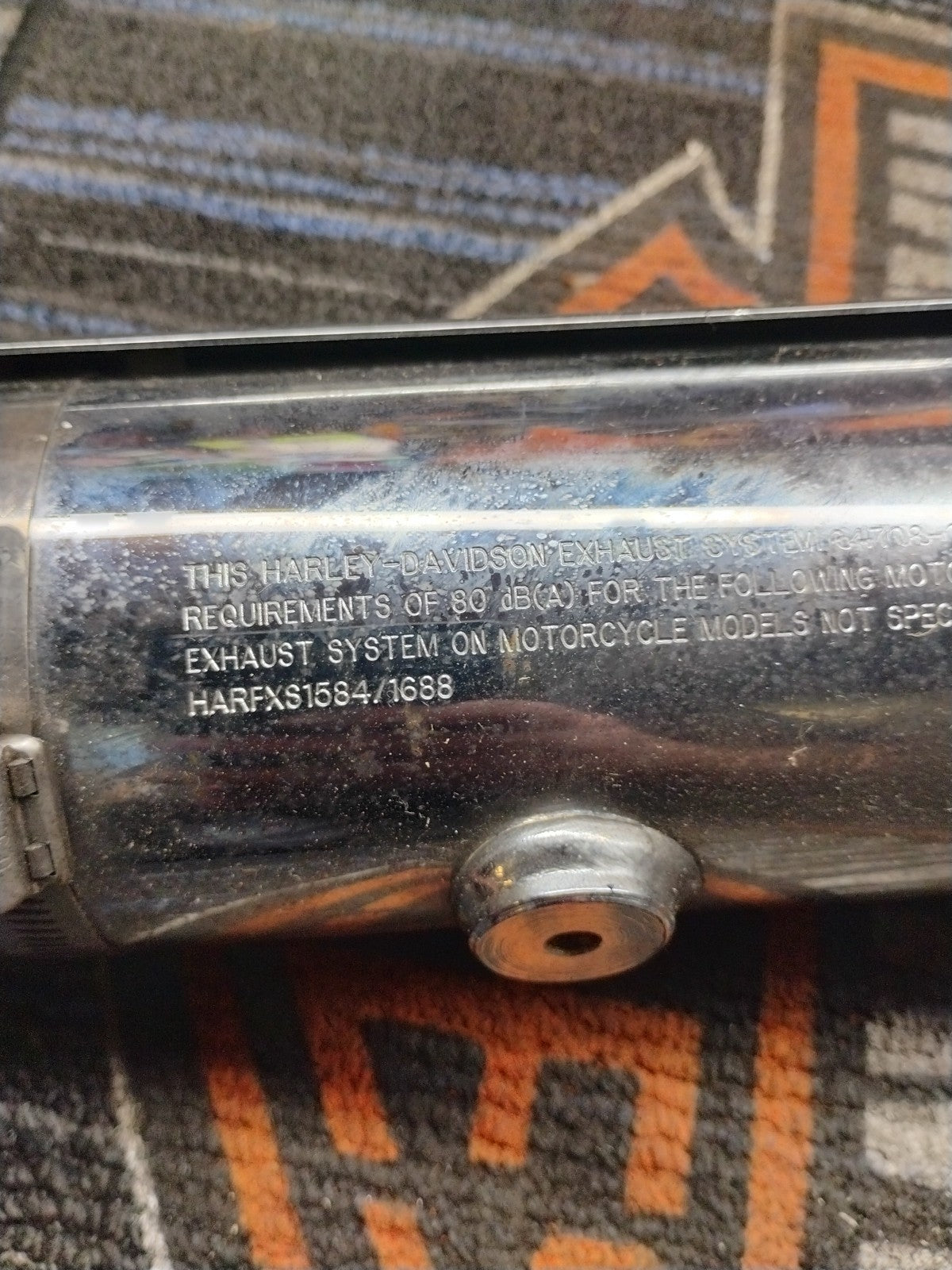  HARLEY DAVIDSON 00-06 SOFTAIL MUFFLER & HEADERS 65413-00 (SCUFF ON MUFFLER)
