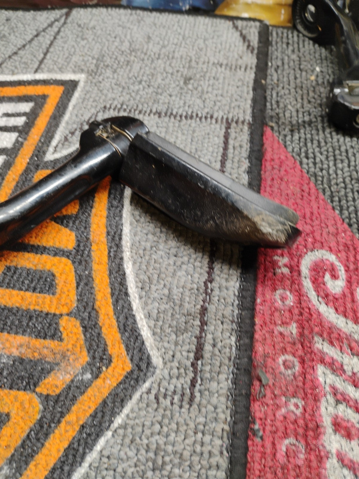 Junjumoto 32mm Black Angled Used Replacement Highway Foot Pegs  Bs