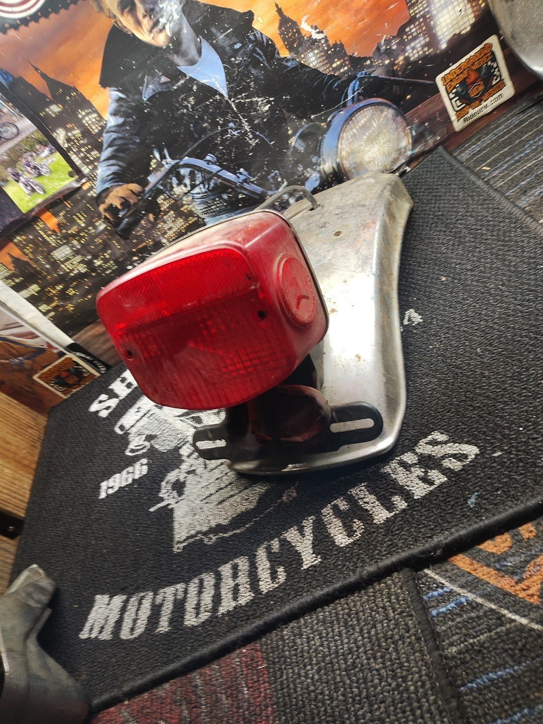 1981 KAWASAKI KZ750 LTD REAR FENDER TAIL LIGHT OEM KZ750H