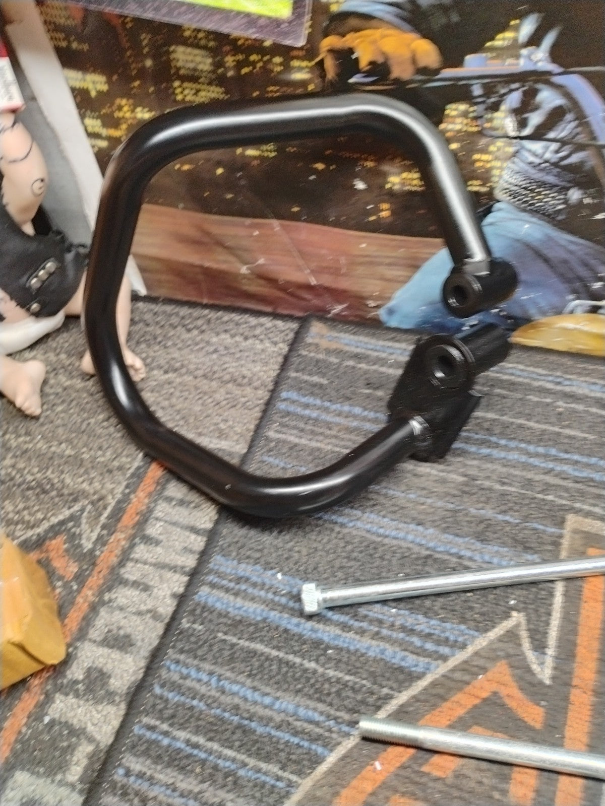 Fit For  Royal Enfield Hunter 350 Black Compact Engine Guardj1c  KXG 0053/F