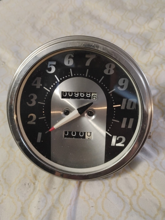 Speedometer 1:1 Ratio Fit For Harley 4-speed FX FL 1962-1967 Face Repl.67004-62T