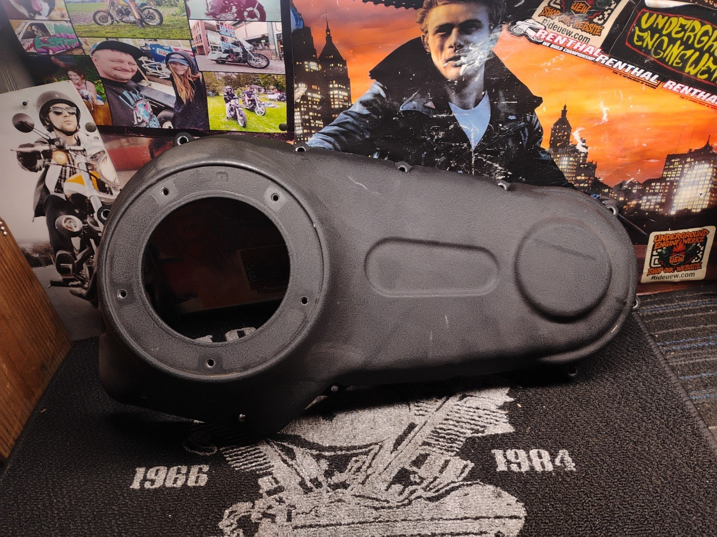 OEM Harley-Davidson 60784-06 Touring Wrinkle Black Outer Primary Cover 2006-2017