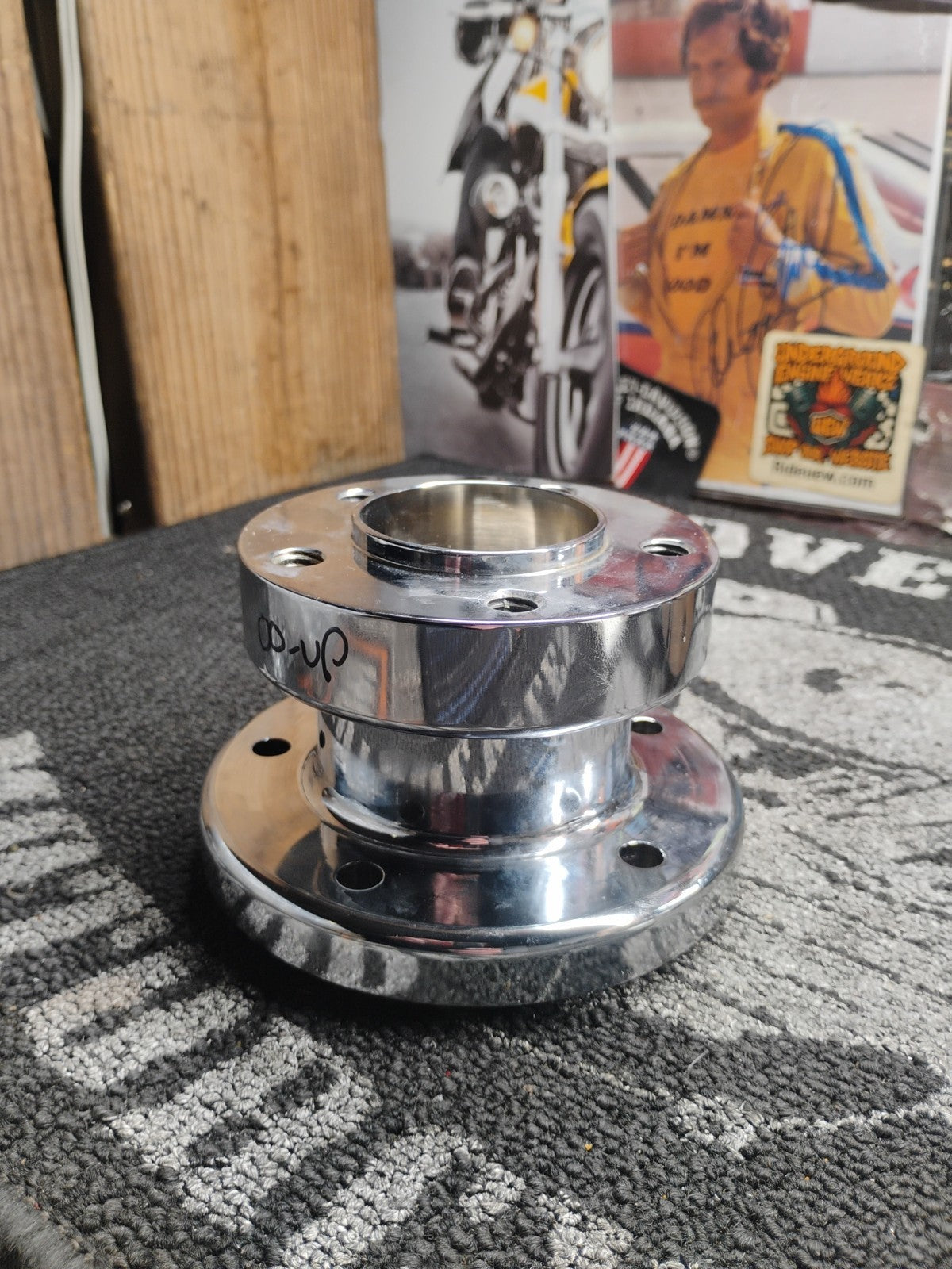 RFXMP-7 2.950 Wheel Hub Spacer Adapter Chrome 2000-Up Harley-Davidson