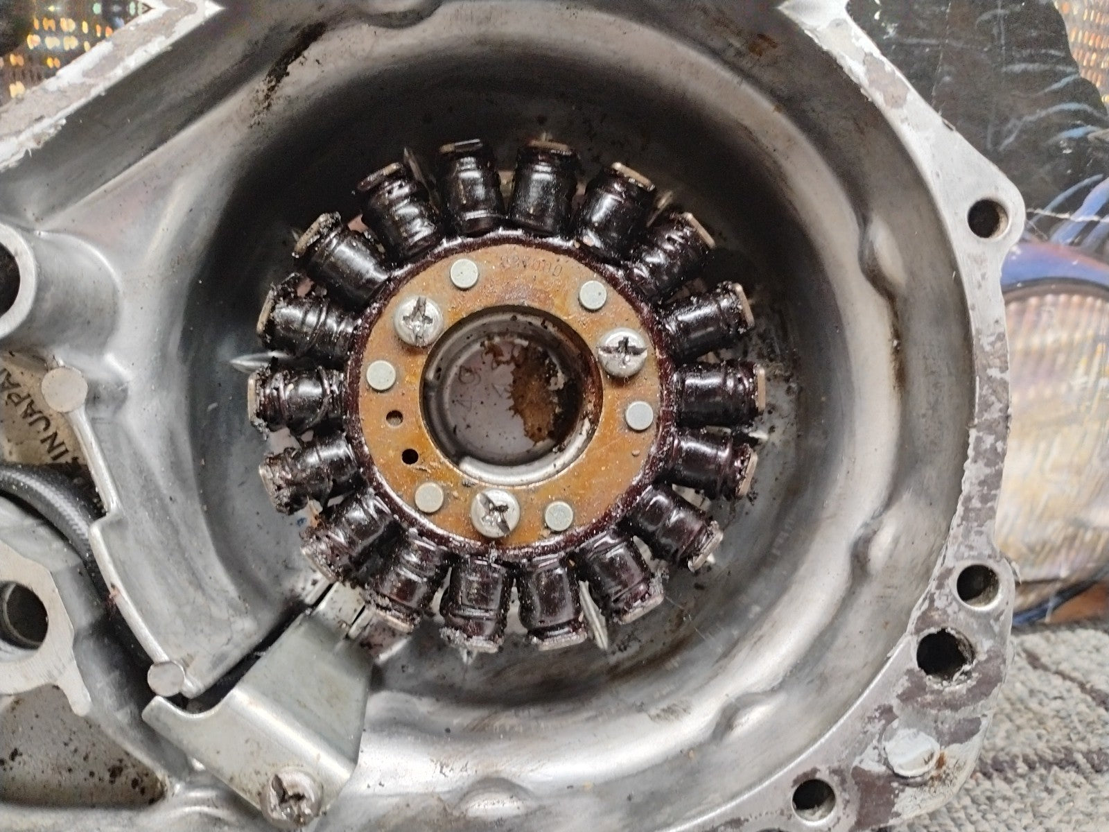 1981 Suzuki GS650L  Stator /Magnet/Cover (Not Tested)