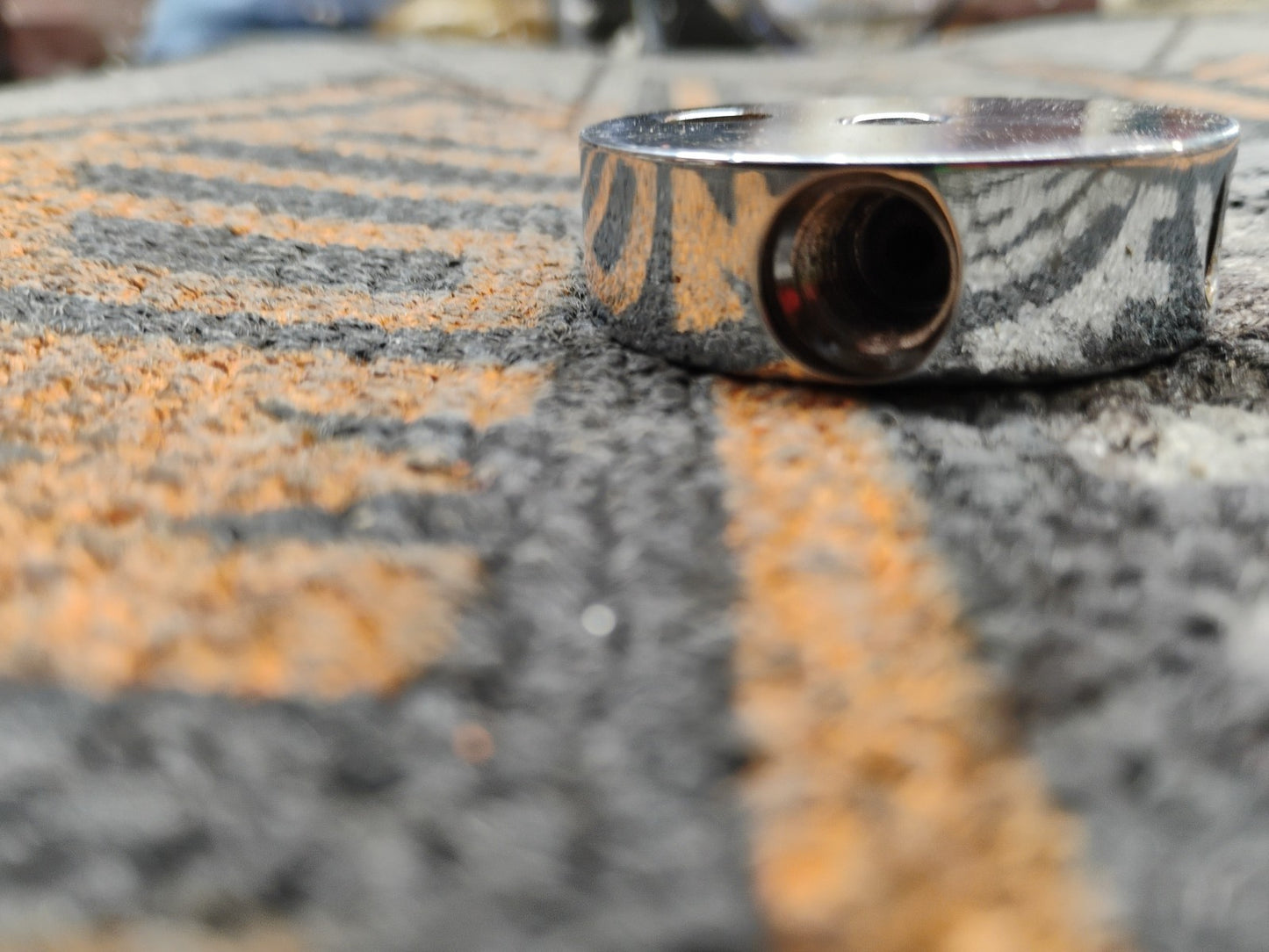 DRAG SPECIALTIES CHROME UNIVERSAL FRONT BRAKE TEE 3/8-24