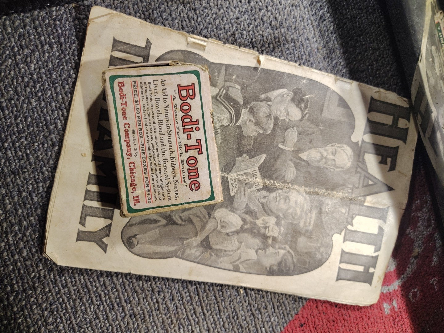 Bodi Tone Health For All 1920 Snake Oil Catalog And Box W 4c Proprietary Stamp