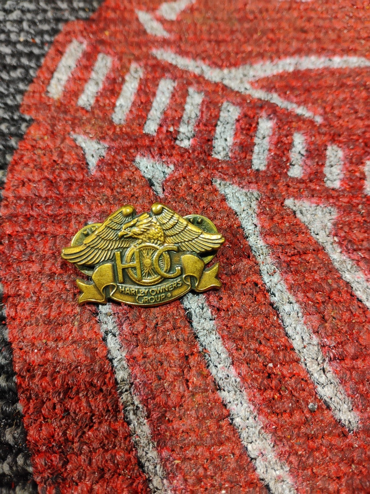 1993 HOG Harley Owner's Group Solid Brass Lapel Hat Pin