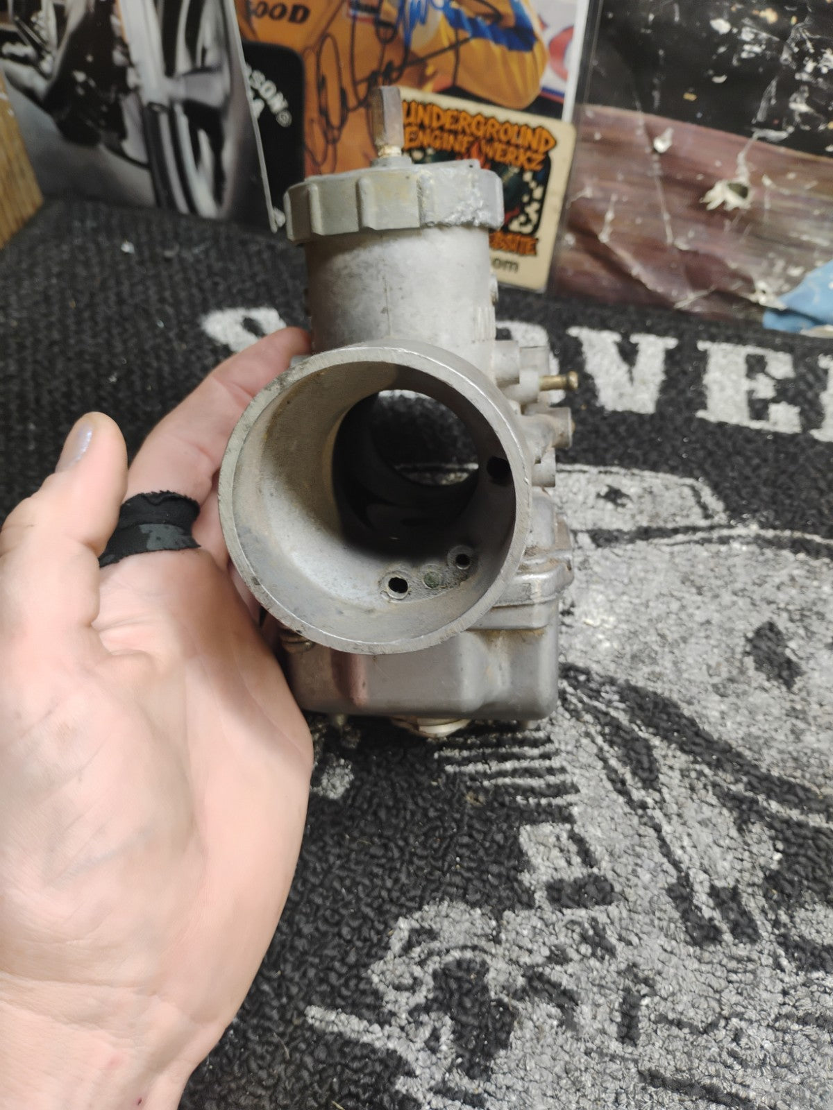 Suzuki RM370 RM250 carb carburetor Ahrma Ama Vintage Mx Motocross Mikuni 36mm