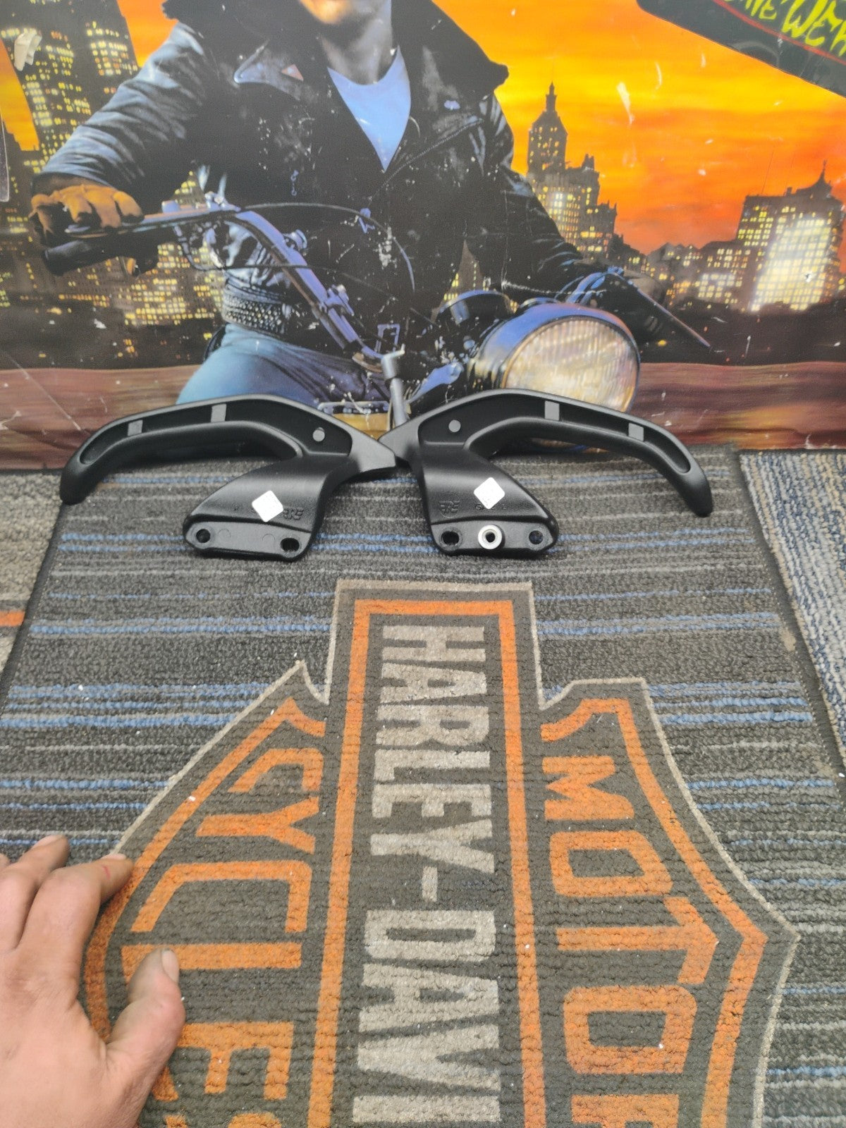 2023 22-24 Royal Enfield Hunter 350 Rear Passenger Pillion Grab Rail Handle Grip