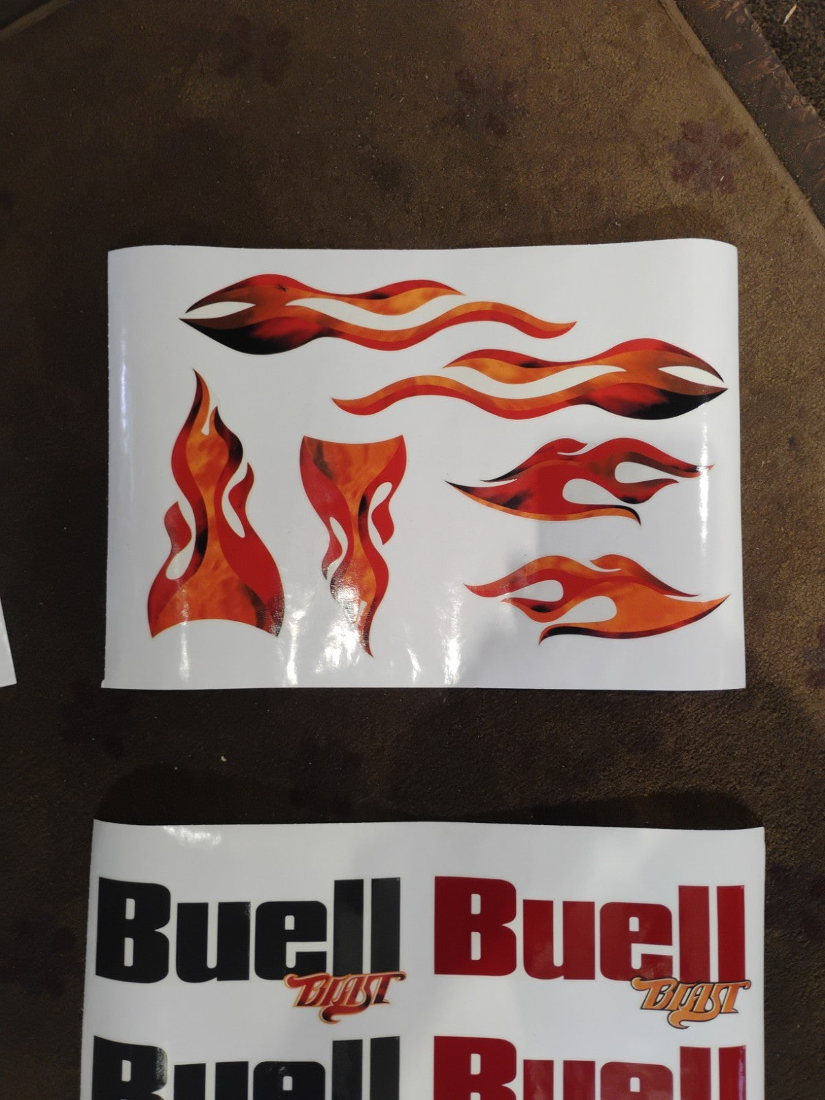 NOS OEM Buell Blast Personal FX "Heater" Decal Kit 13578-01Y Complete
