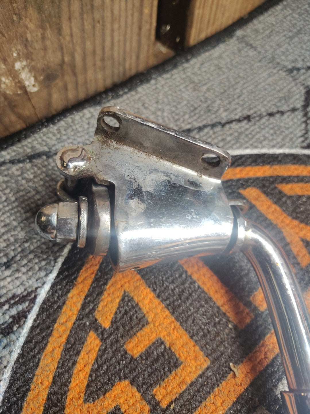 Jiffy Kickstand Assembly Chrome 2" Under for Harley Softail FXST 1984-1999