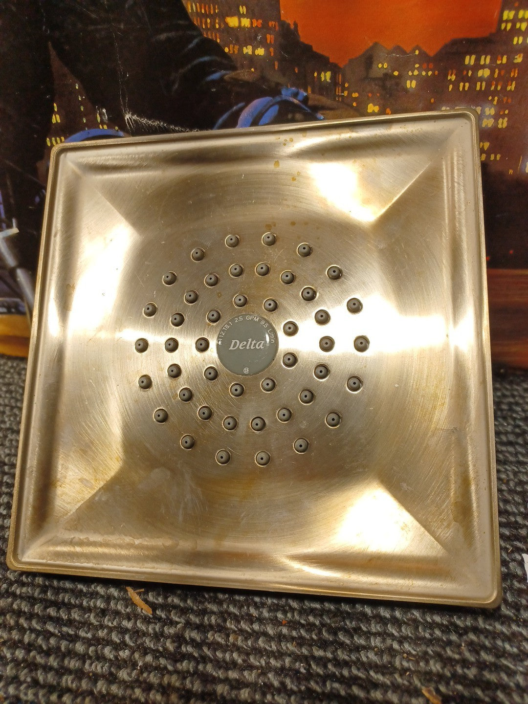 Delta Shower Head Faucet Fixture For Shower A112.18.1M/2.5gpm/6.5 Square