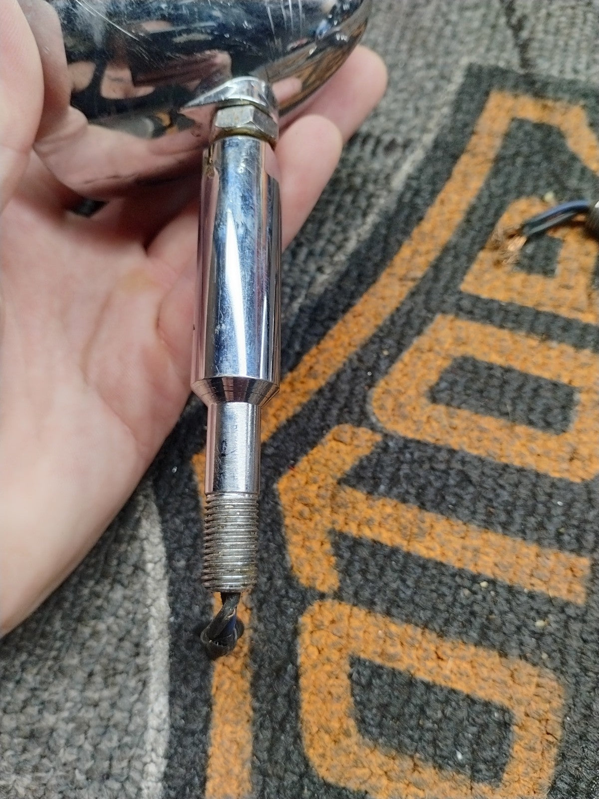 Pair Harley Davidson Bullet Turn Signals Housing and Stalks brackets