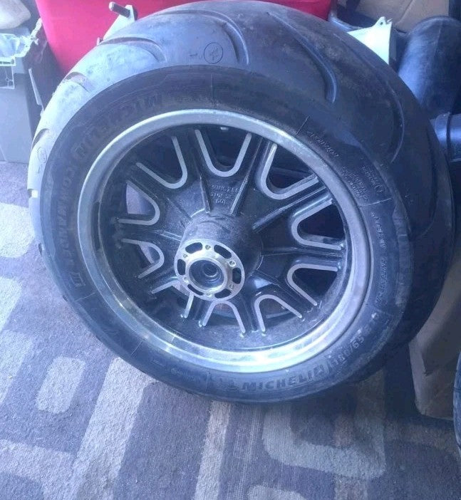 2017 Indian Roadmaster Rear Wheel And New Michelin Tire