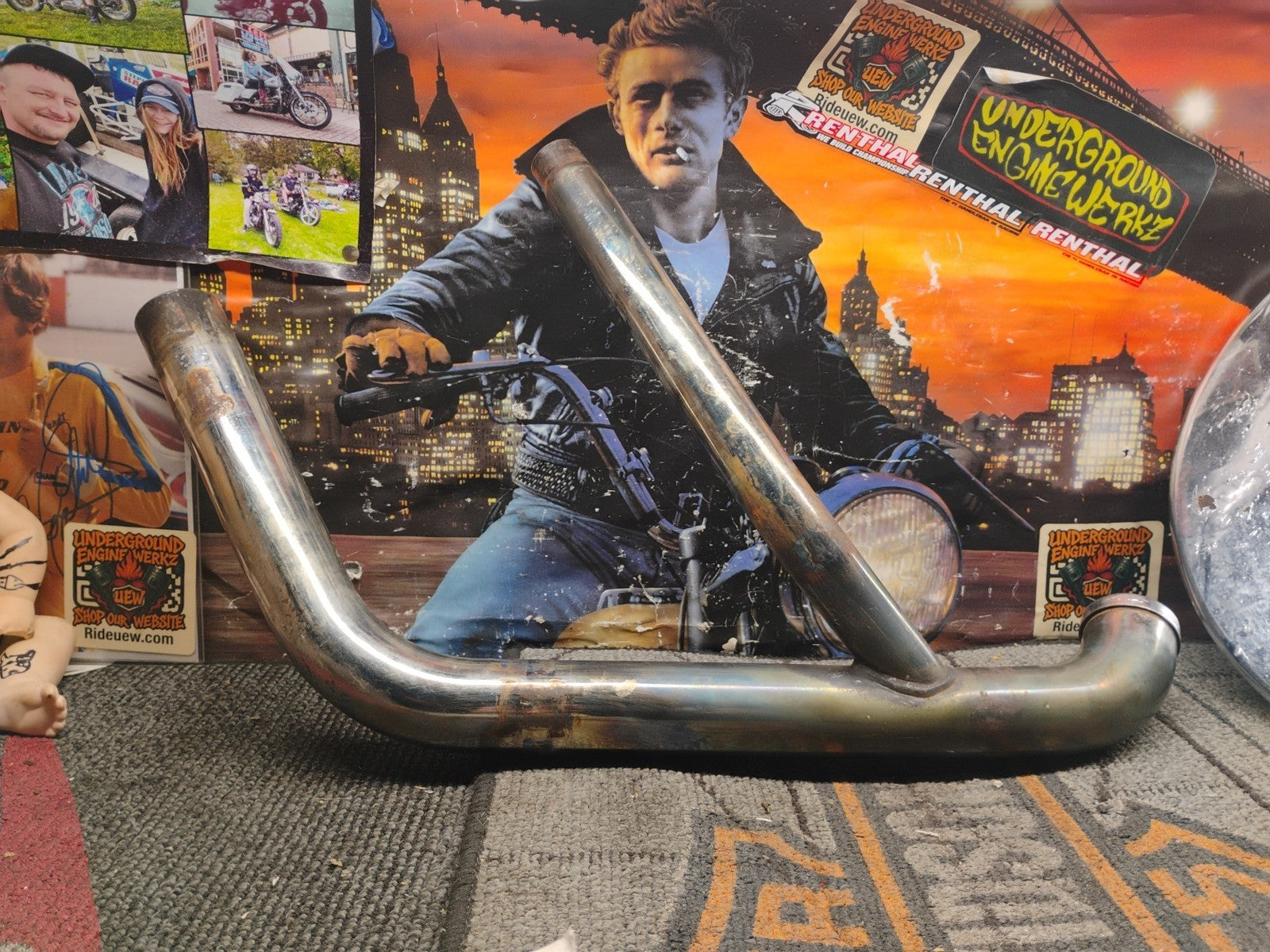 Harley Original Exhaust Elbow Exhaust Pipe Front Evo Softail Heritage