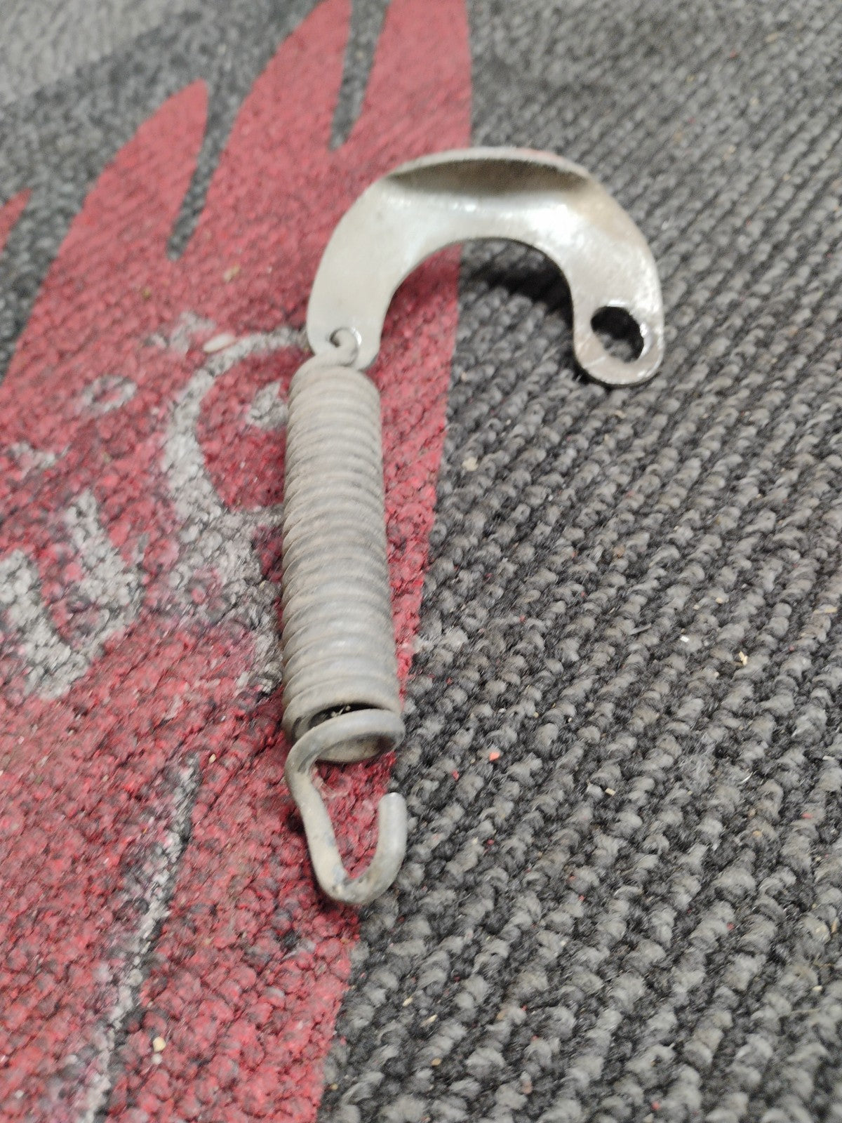 1974 Honda CB125S centerstand mounting spring & bracket 