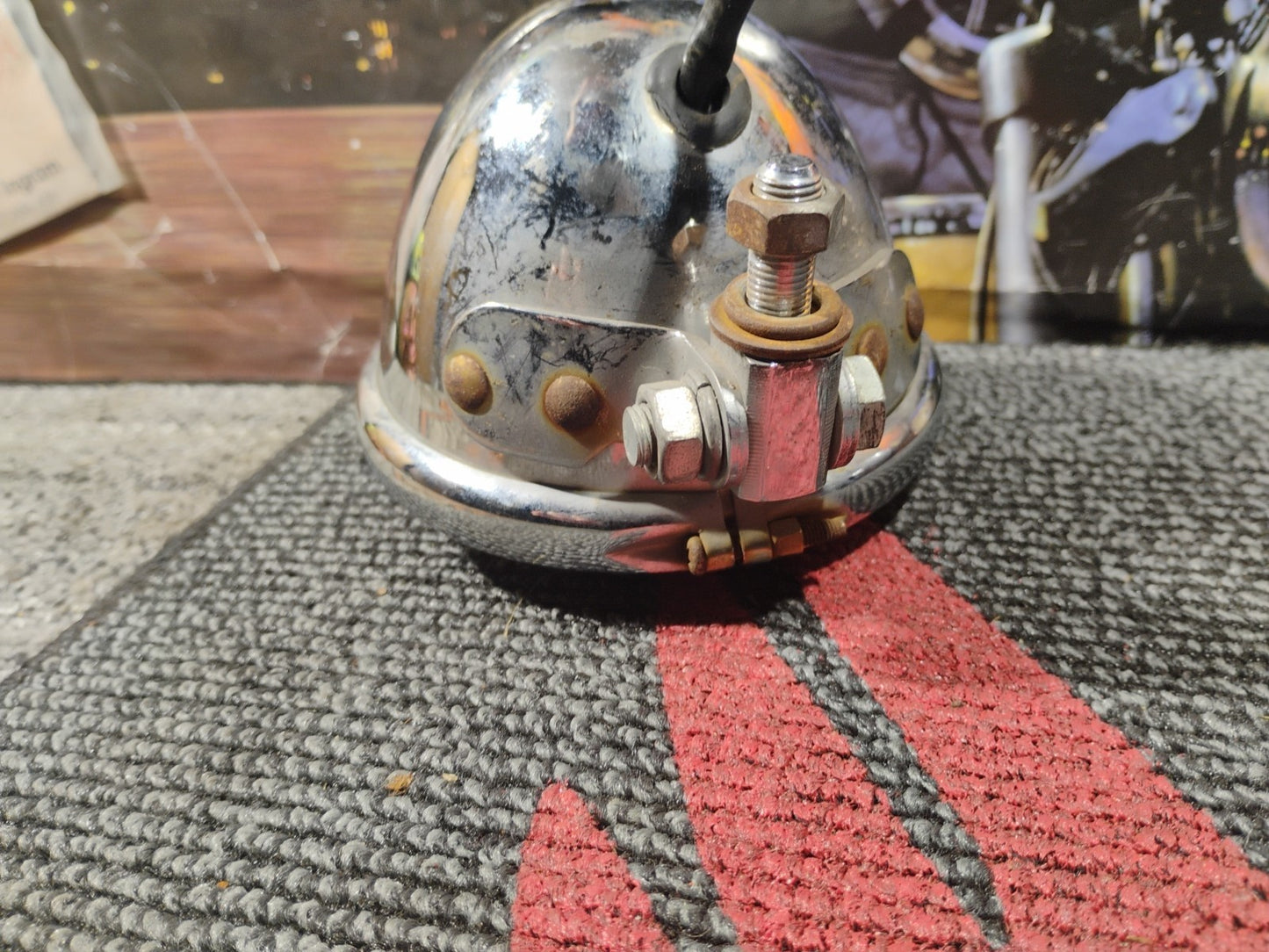 Harley Amber Fog Light Chrome