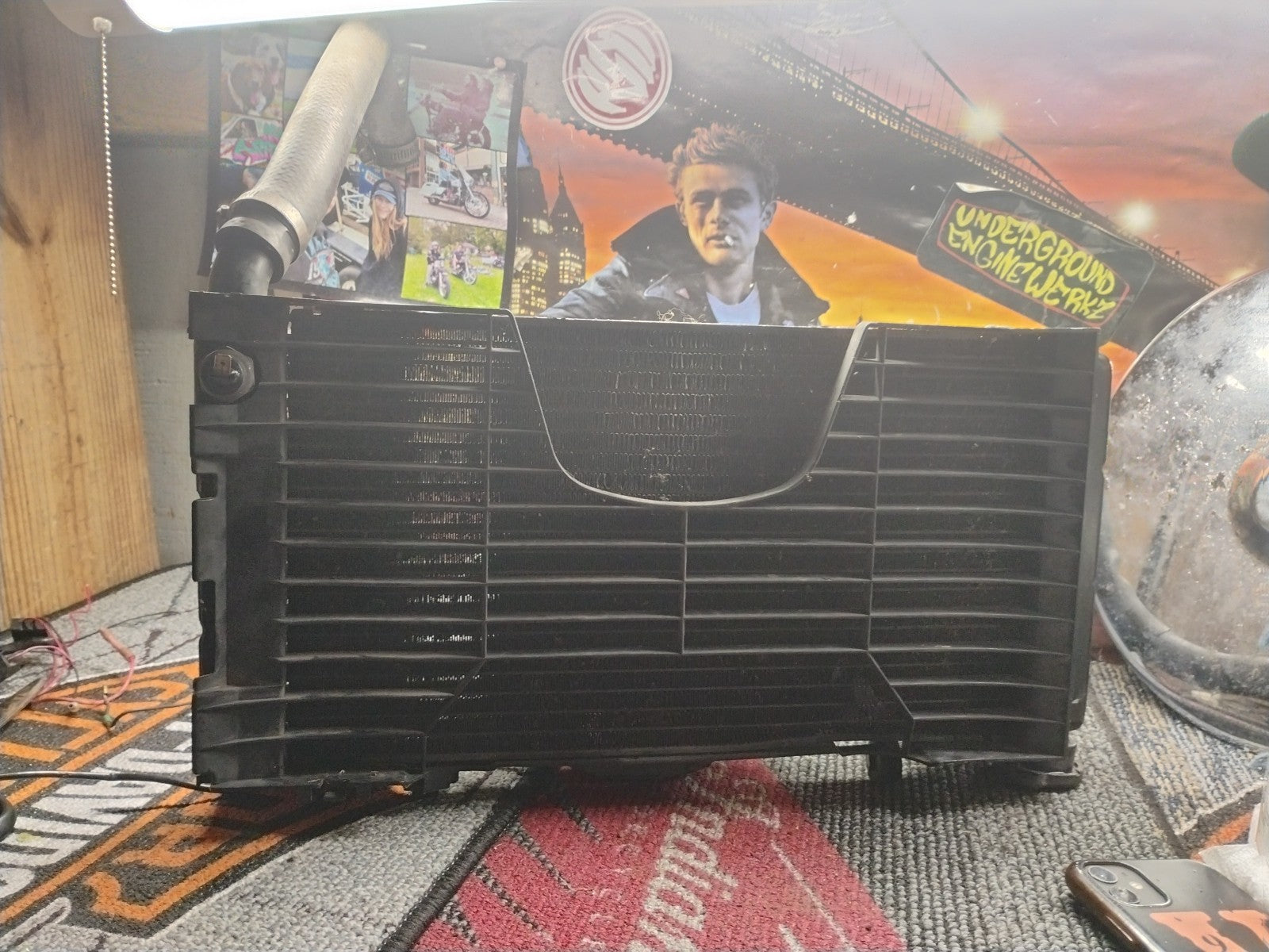 Radiator 1991 Honda CBR600F2 CBR600 F2 91-94 Engine Radiator Engine Cooling Fan