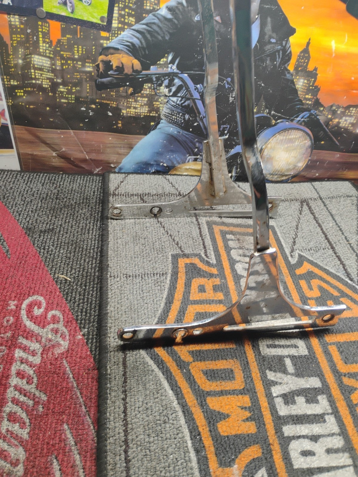 Tall Sissy Bar Harley Davidson XL1200C Sportster 1200 Custom 2004-2019