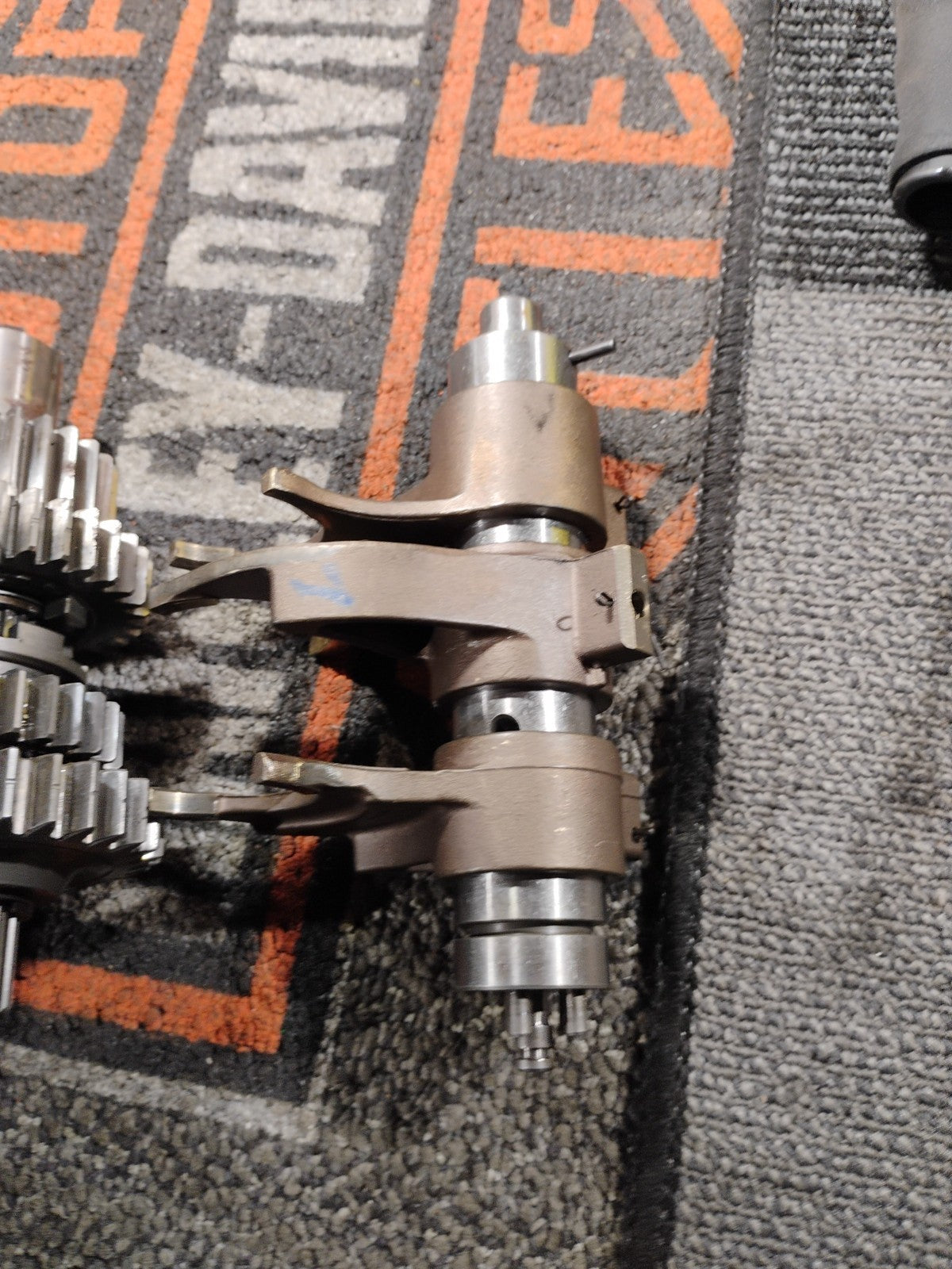 2000 Buell Blast Transmission Shift Drum and Forks #324.3-43