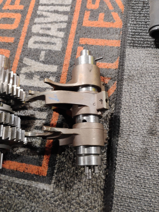 2000 Buell Blast Transmission Shift Drum and Forks #324.3-43