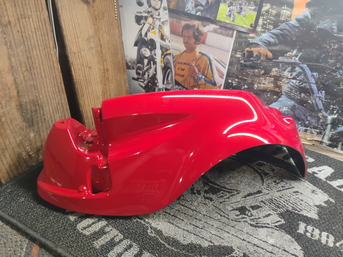 2012 Harley-Davidson CVO Right Lower Fairing Tomahawk Red OEM 58817-05