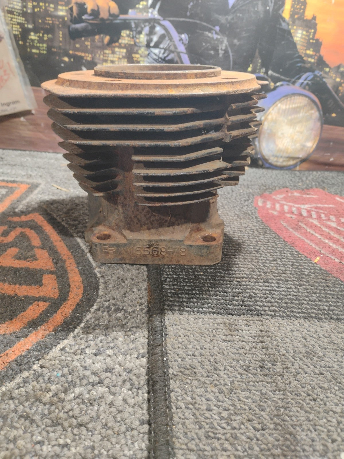 Harley Shovelhead Cylinder 16568-78 Vintage