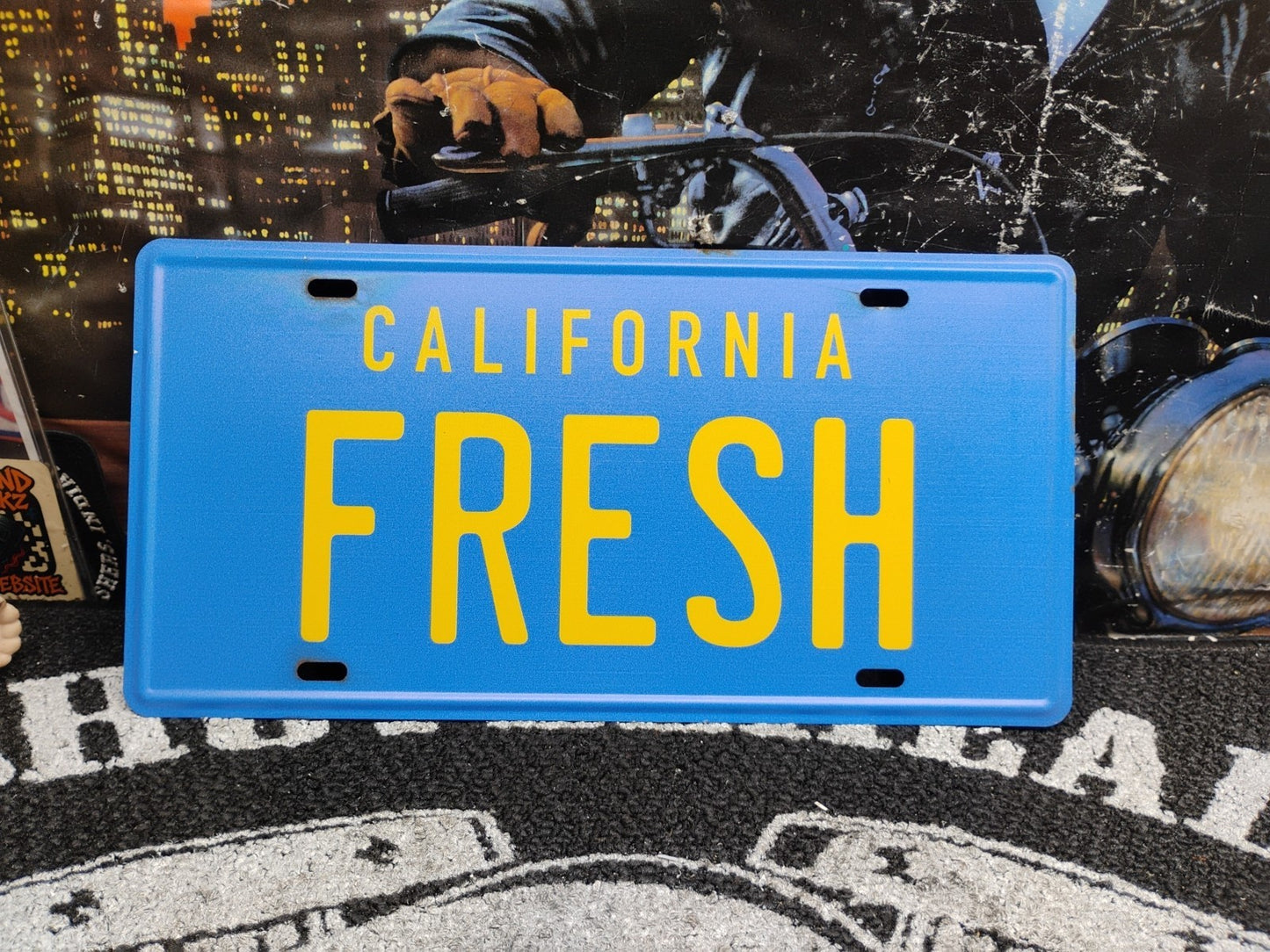 CFRESH PRINCE CALIFORNIA NOVELTY LICENSE PLATE ALUMINUM SIGN CAR BIKE ATV WALL D