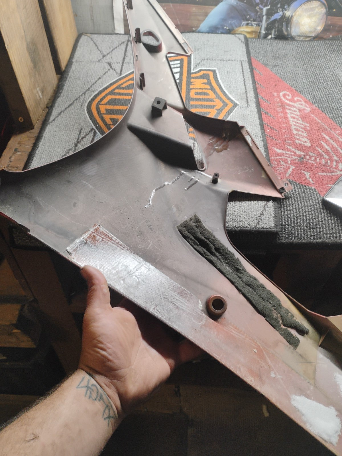 YAMAHA YZF-R  YZF-R6 Right Side Belly Pan Cover 2994767