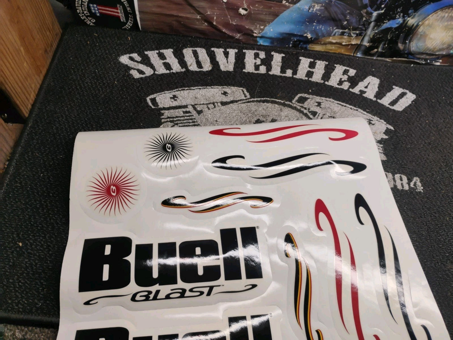 NOS Buell Blast Mesa Personal FX Motorcycle Decal Set H-D #93982