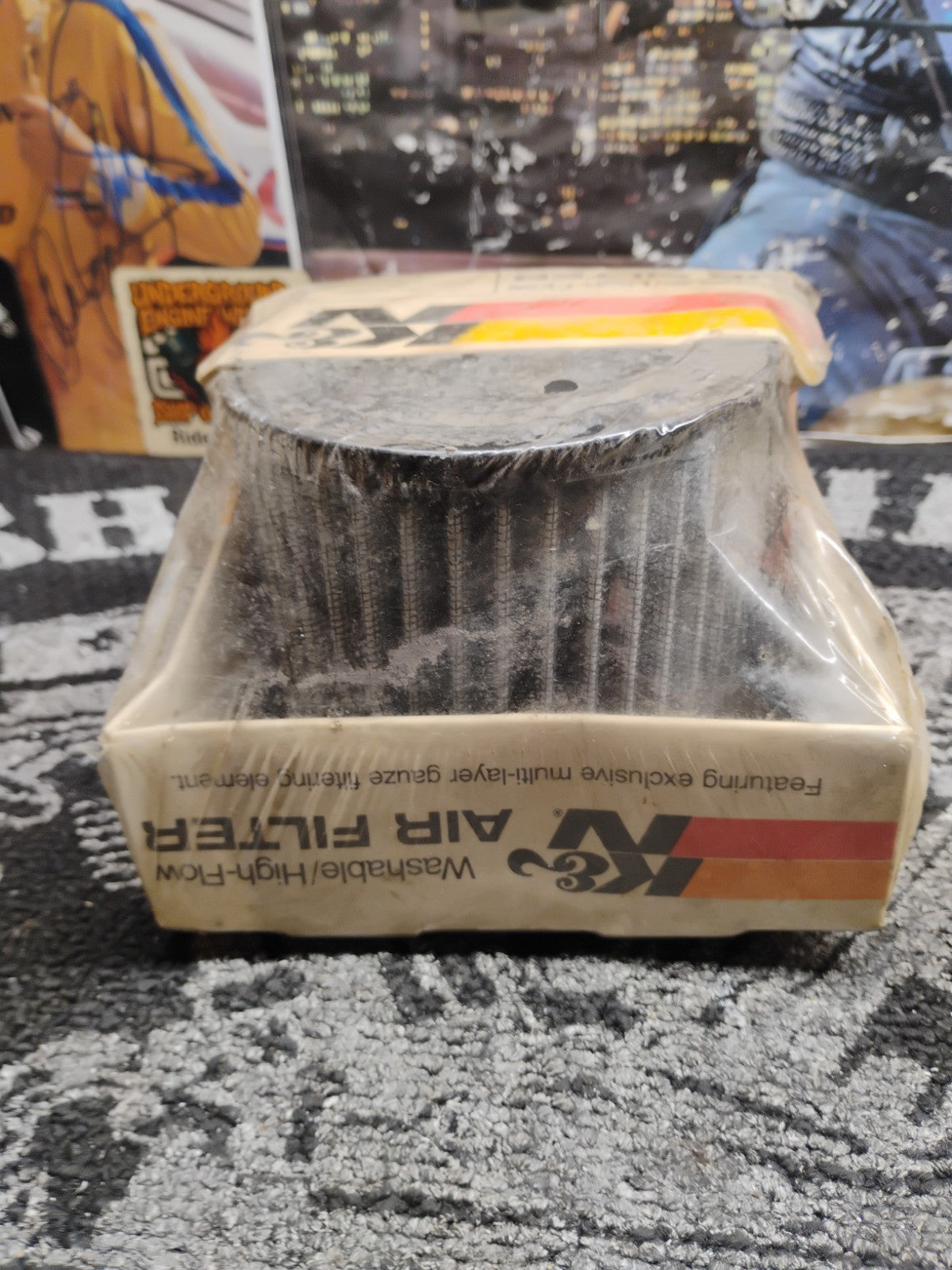 NOS Washable/High-Flow Air Filter CB650 K&N HA75/80 (1980)