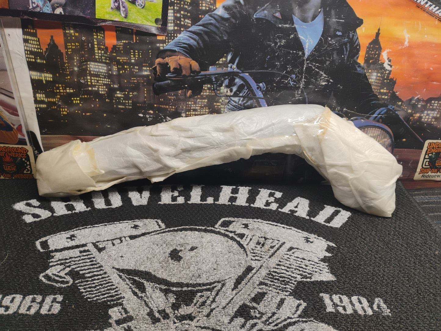 Harley Davidson Exhaust Heat Shield 25310HSB NOS Black 2" Pipe Muffler Cover
