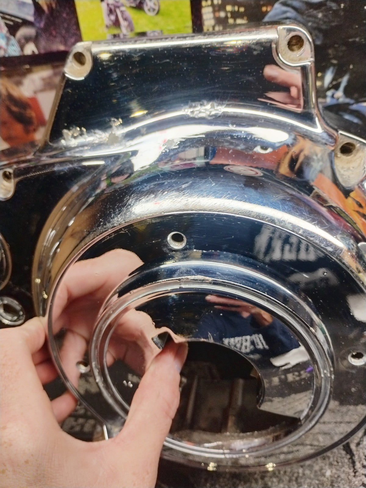 Chrome Clutch Primary Cover For 93-03 Harley Sportster XL  PN34951-95