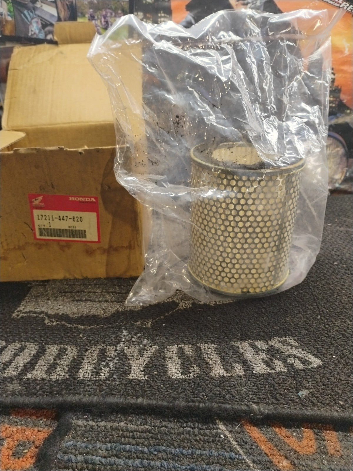 NOS Honda CB450 SC CM400 CM450 Air Filter Cleaner Element 17211-447-620