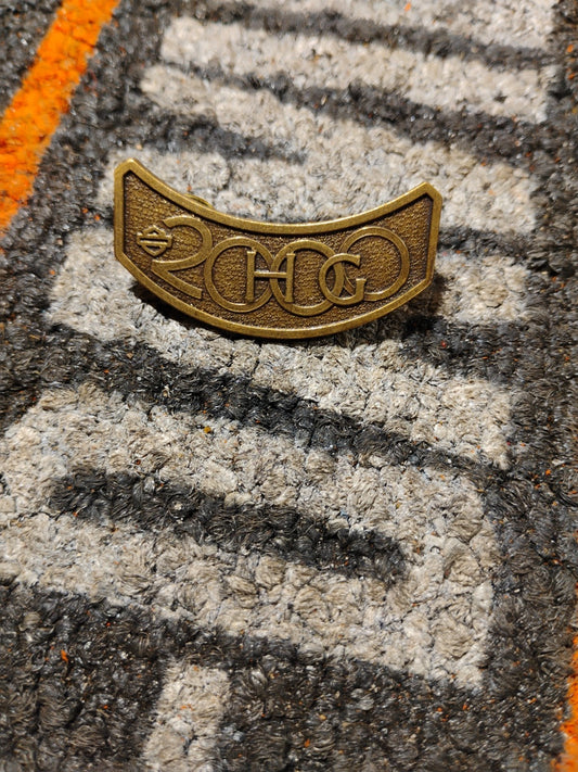 HARLEY DAVIDSON OWNERS GROUP HOG H.O.G. ROCKER 2000 VEST JACKET HAT PIN